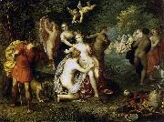 Hendrick van balen Diana Turns Actaeon into a Stag china oil painting reproduction
